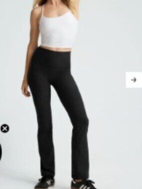 Beyond Yoga Spacedye Practice High Waisted Bootcut Pant Legging sz S/P